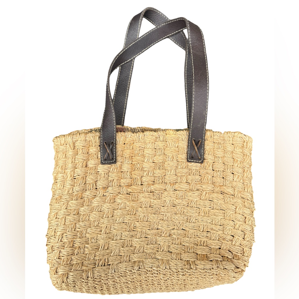 Indeed Straw Purse Tan